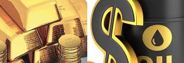 افزایش قیمت نفت به همراه کاهش قیمت طلا در بازار جهانی